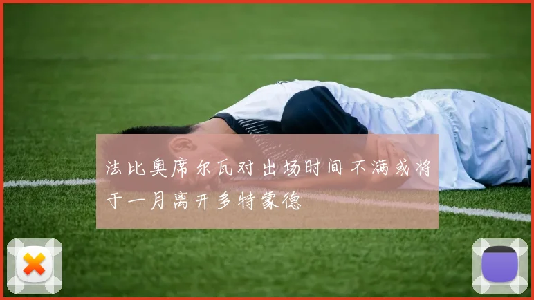 法比奥席尔瓦对出场时间不满或将于一月离开多特蒙德